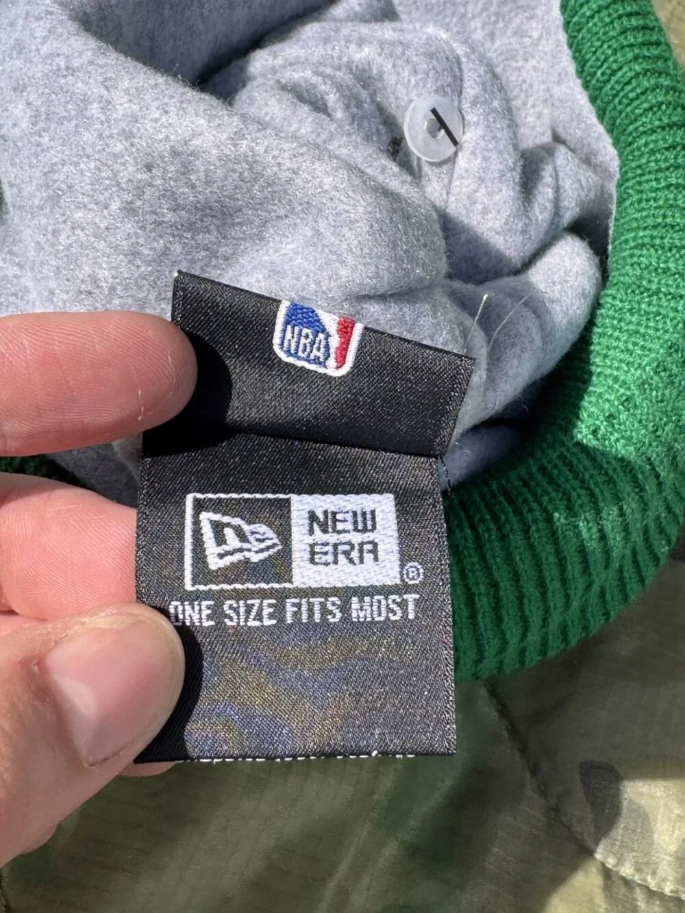 New Era Boston Celtics Pom Beanie Green Black - One Size